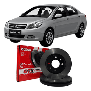 Par Discos De Freno Traseros Great Wall Voleex C30 2011-2018