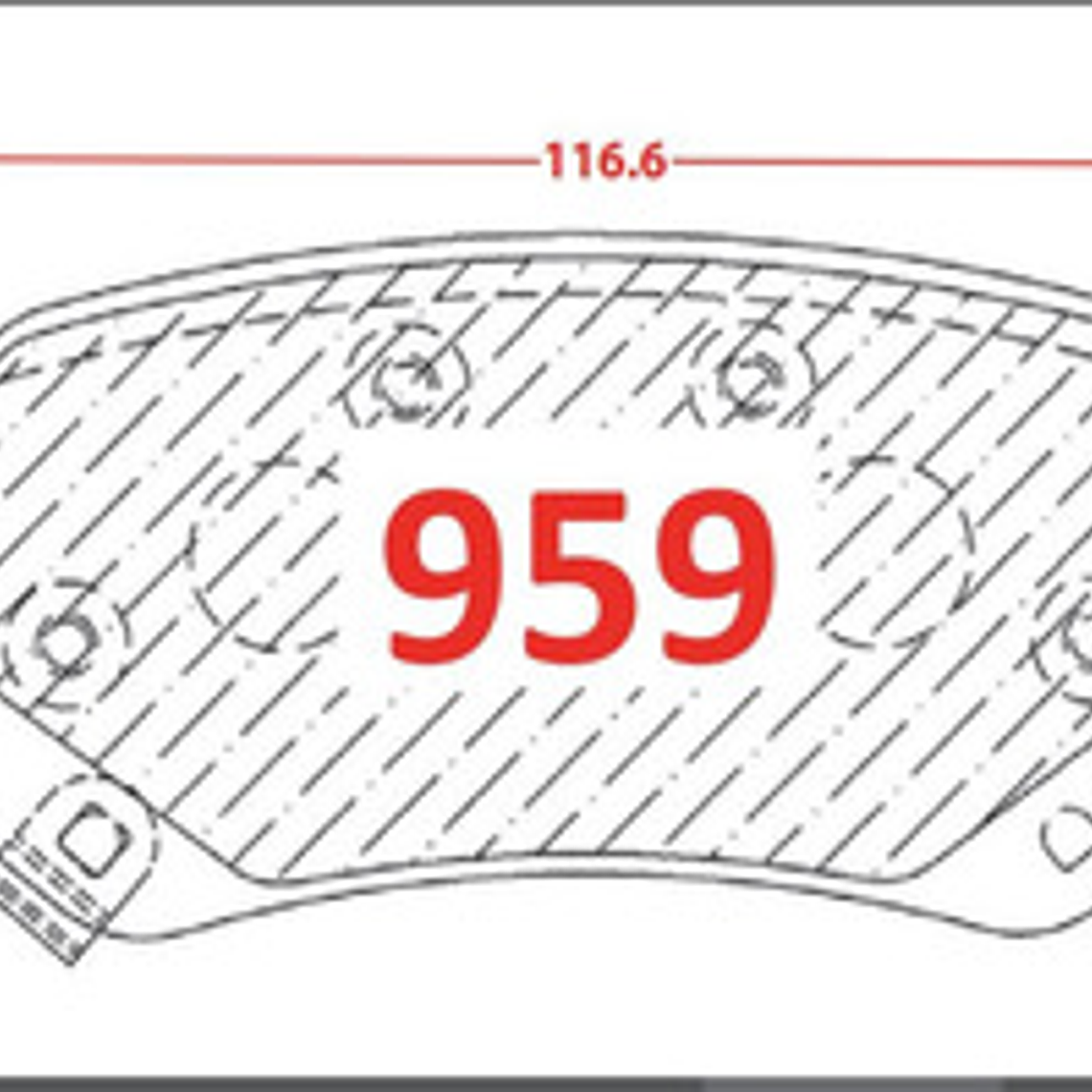 Pastillas De Frenos Traseras Dodge Journey 2009-2011 3