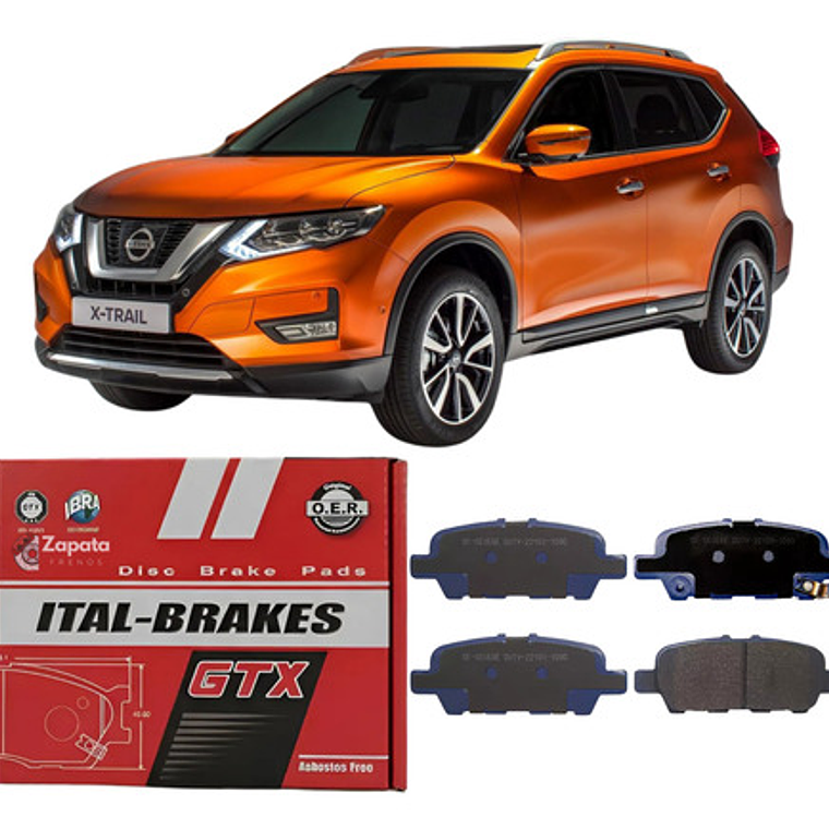 Pastillas De Frenos Traseras Nissan X-trail Iii 2015-2019 1