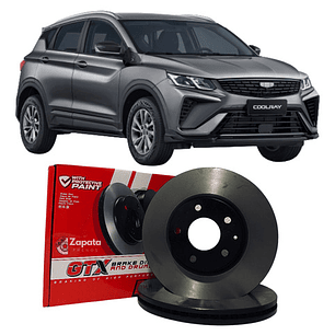 Par Discos De Freno Delanteros Gtx Geely Coolray 2019 +
