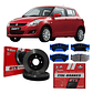 Discos Freno Delanteros + Pastillas Suzuki Swift - 2003 2017 - Miniatura 1