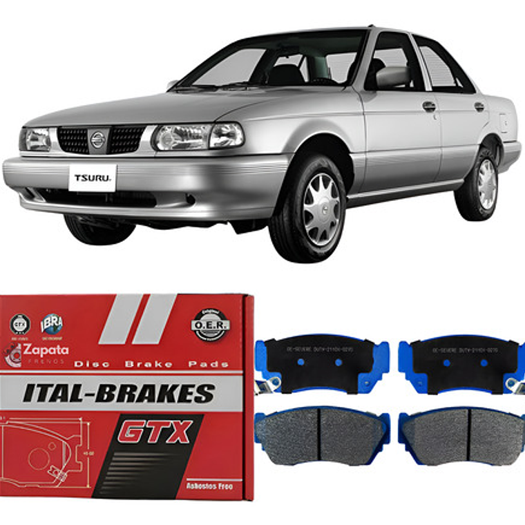 Pastillas De Frenos Delanteras Gtx Nissan V16 1