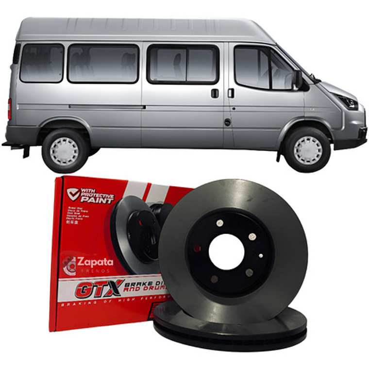 Par Discos Freno Delanteros Gtx Para Jmc Touring 2.8 1