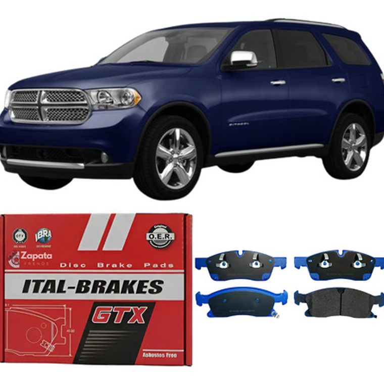 Pastillas De Frenos Delanteras Dodge Durango 2011-2015 1