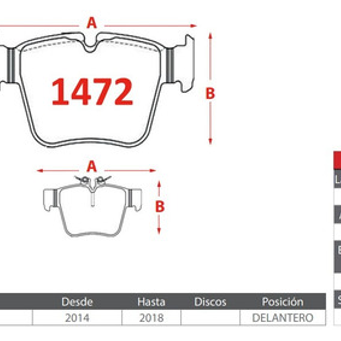 Pastillas Freno Traseras Mercedes Benz Glc 220 - 2015+ 2
