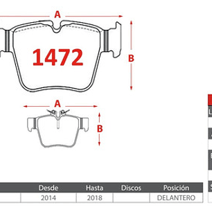 Pastillas Freno Traseras Mercedes Benz Glc 220 - 2015+