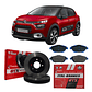 Discos Freno Delanteros + Pastillas Citroen C3 Año 2016 + - Miniatura 1