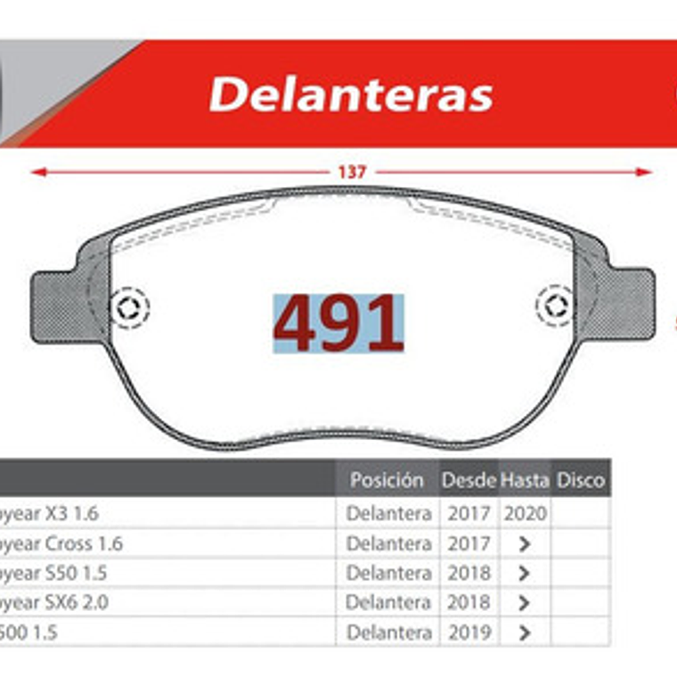 Discos Freno Delanteros + Pastillas Citroen C3 Año 2016 + 6