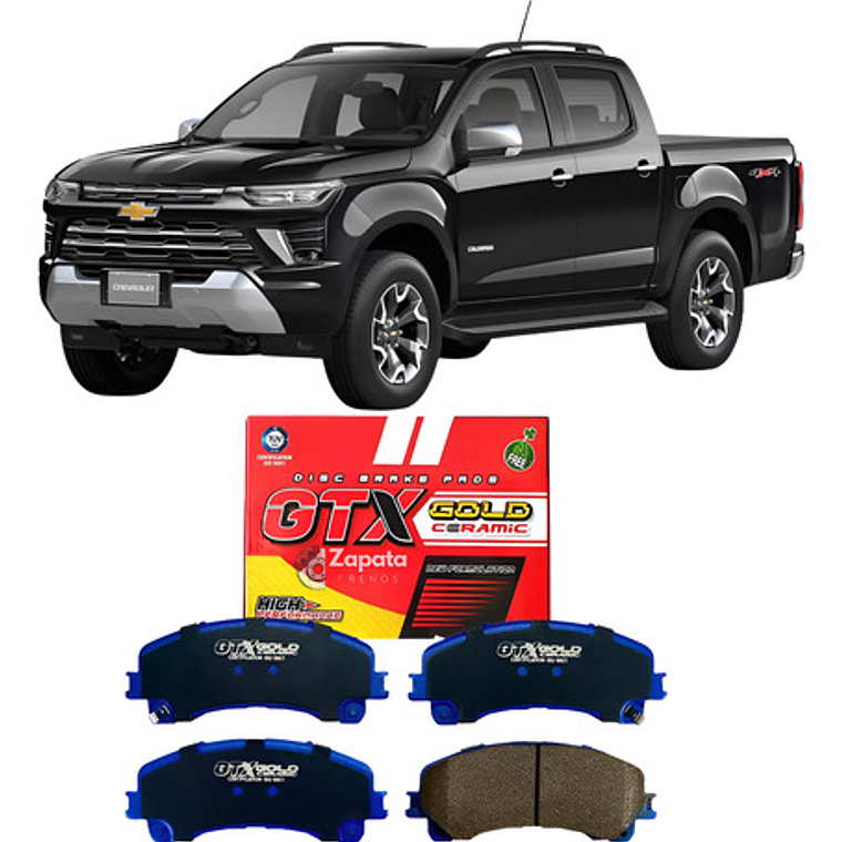 Pastillas Frenos Delanteras Chevrolet Colorado 2.8 2019 + 1