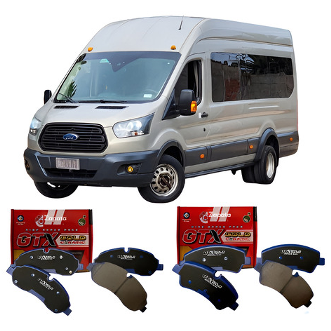 Pastillas Freno Del Y Tras Ford Transit 2.2 2014-2020 1
