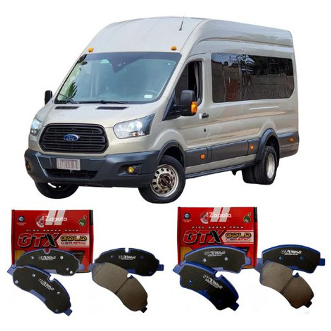 Pastillas Freno Del Y Tras Ford Transit 2.2 2014-2020 4