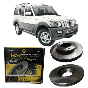 Discos Freno Delanteros - Mahindra Scorpio / Pickup C/abs