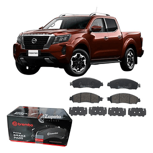 Pastillas Freno Delanteras Brembo Nissan Np300 2015 +