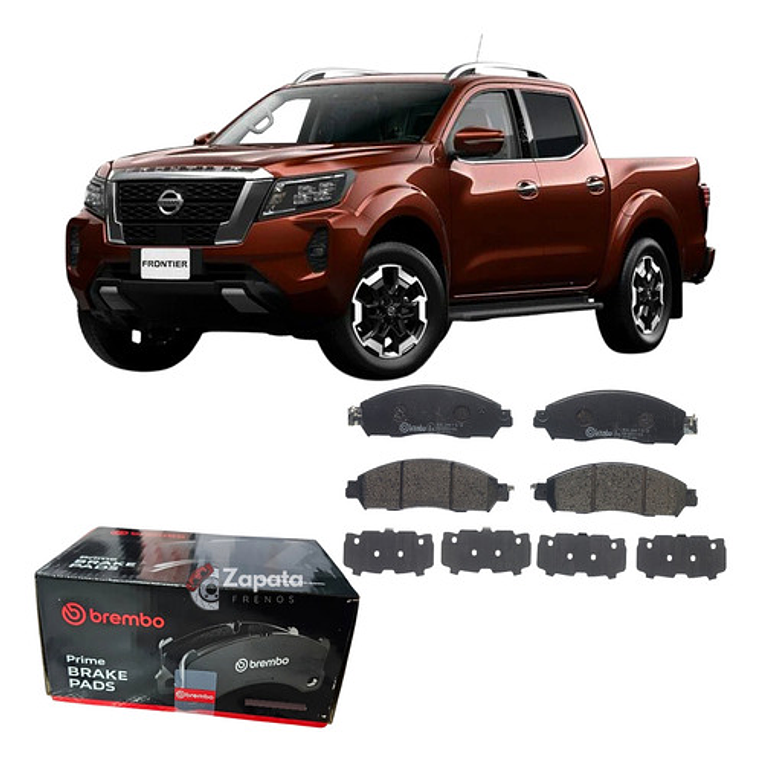 Pastillas Freno Delanteras Brembo Nissan Np300 2015 + 1