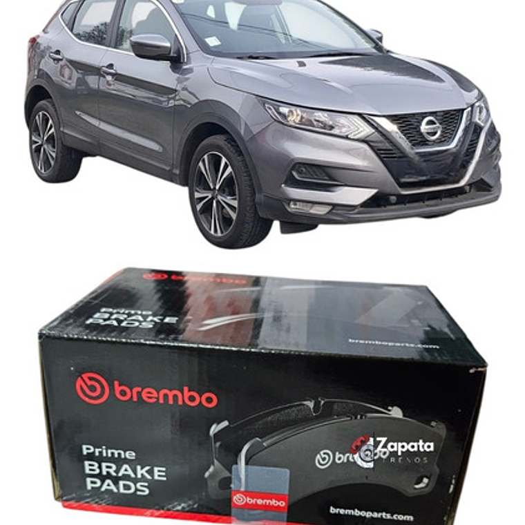 Pastillas Freno Delanteras Brembo Nissan Qashqai 2015-2020 1