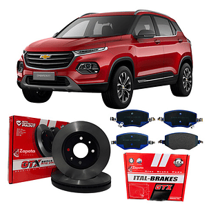 Discos Delanteros + Pastillas Freno Chevrolet Groove 2021+