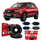 Discos Delanteros + Pastillas Freno Chevrolet Groove 2021+ - Miniatura 1
