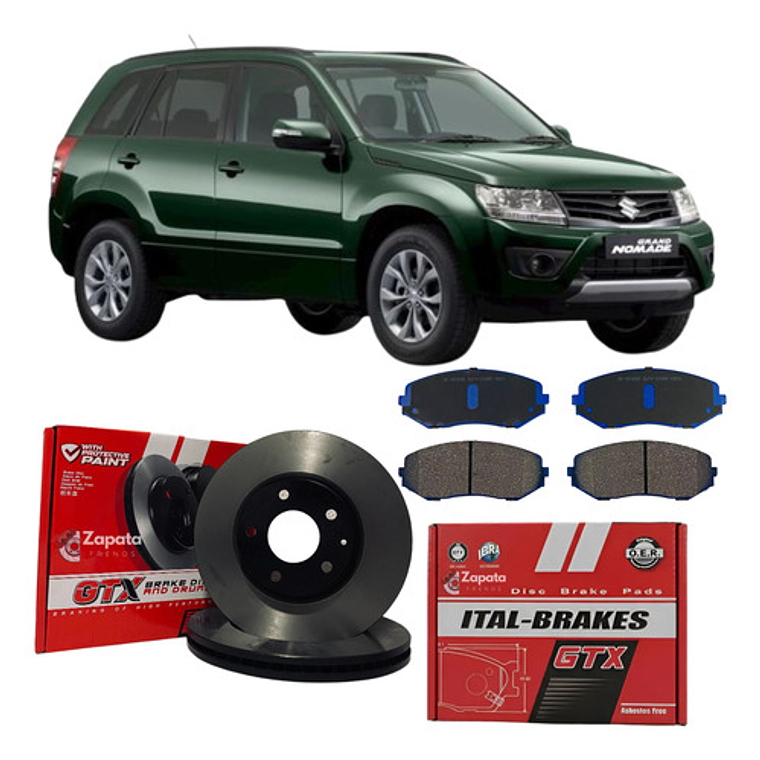 Discos + Pastillas Frenos Delant Suzuki Grand Nomade 2005-19 1