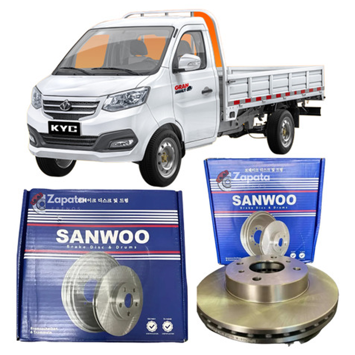 Par Discos De Freno Gtx Delanteros Kyc Gran Mamut 2020 + 1