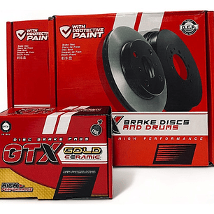 Discos Freno Delanteros + Pastillas Nissan Kicks 2017+