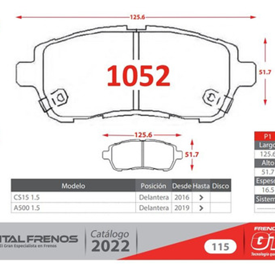 Discos Freno Delanteros + Pastillas Ford Fiesta 2011 - 2019 5