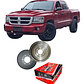 Par Tambores Freno Gtx Para Dodge Dakota 2005-2012 - Miniatura 1