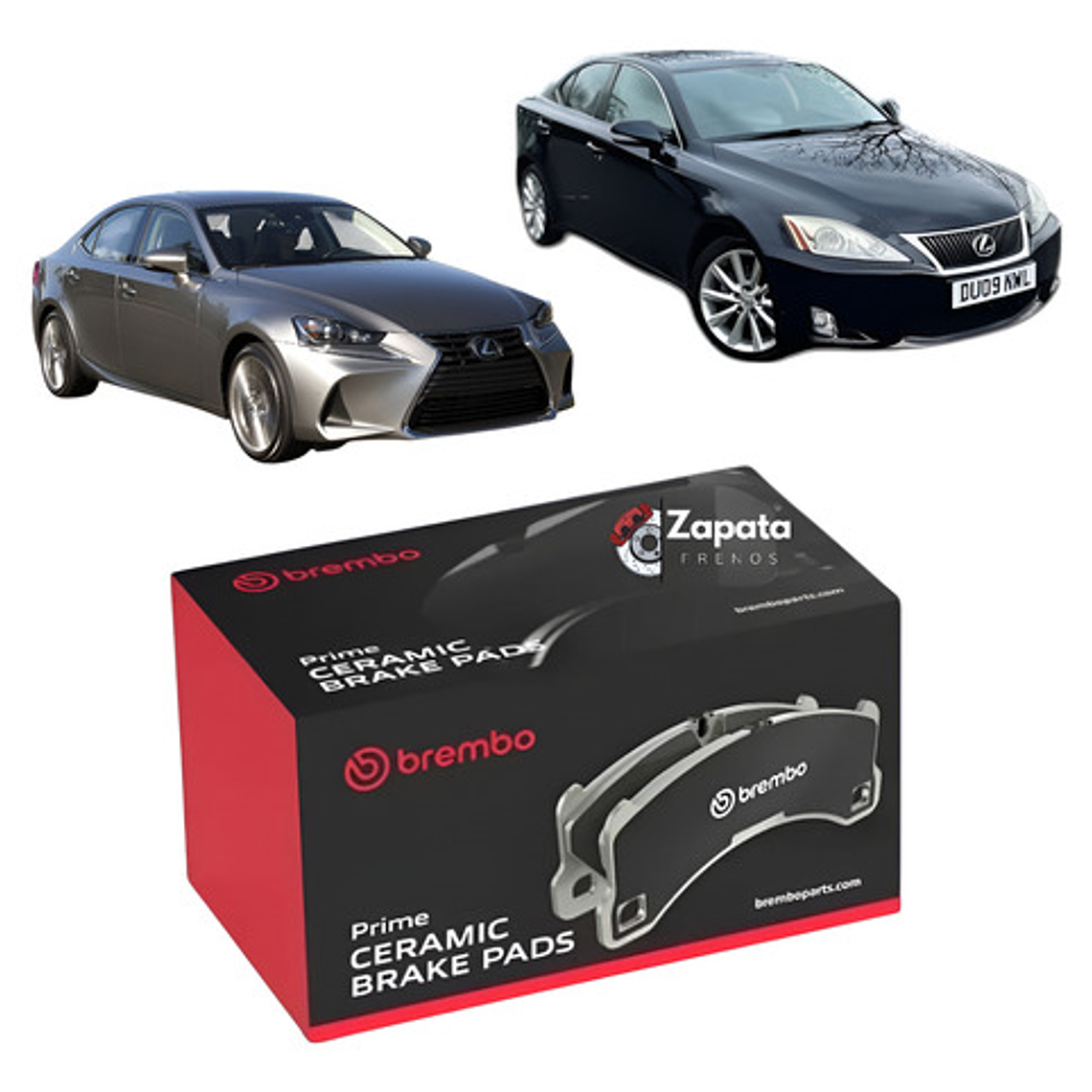 Pastillas De Freno Delanteras Brembo - Lexus Is250 2009-2015 1