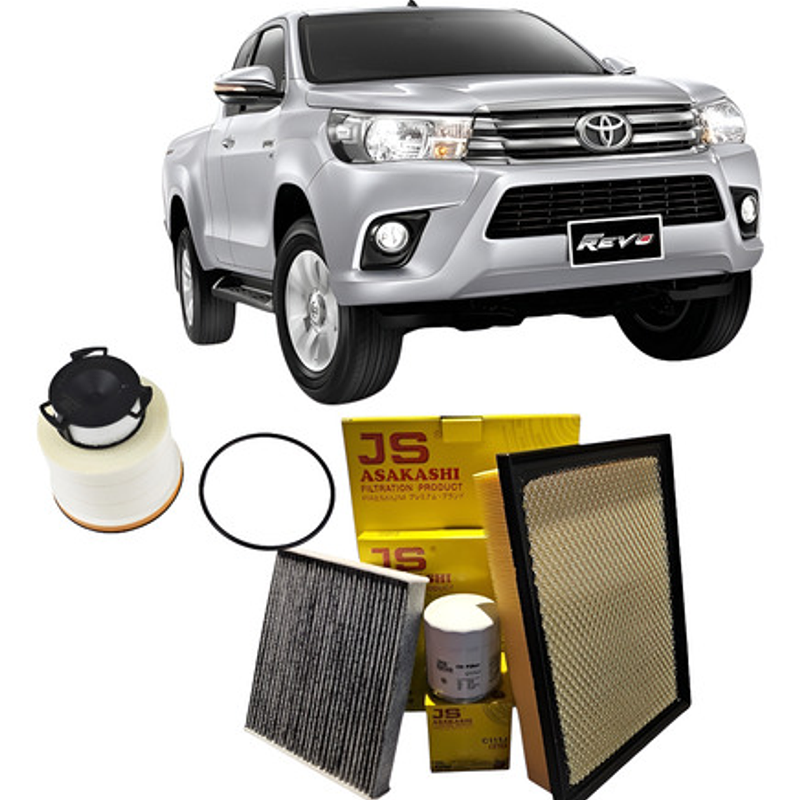 Kit 4 Filtros Japoneses Toyota Hilux 2016 En Adelante. 1