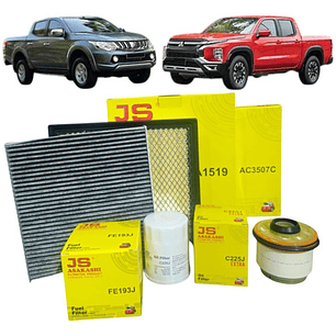 Kit De Filtros Japonés Mitsubishi L200 2.4 Del 2016 +