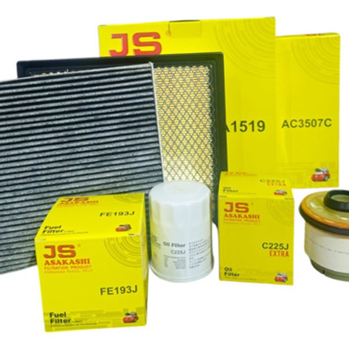 Kit De Filtros Japonés Mitsubishi L200 2.4 Del 2016 + 6