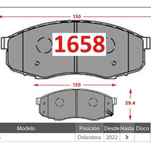 Pastillas Freno Delanteras Gtx Cerámica Changan Uni-t