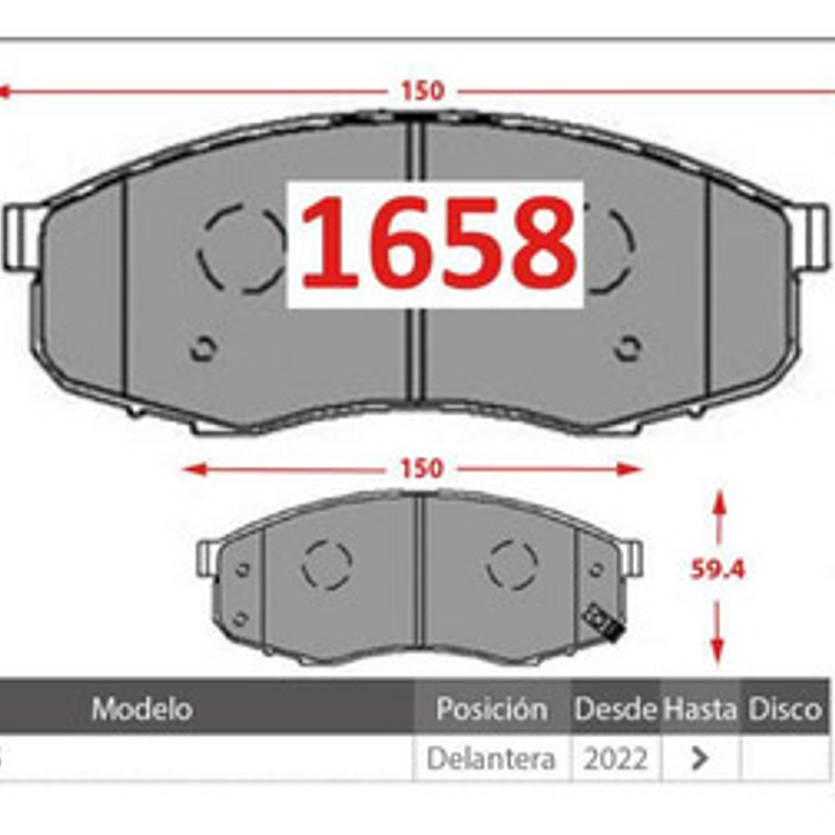 Pastillas Freno Delanteras Gtx Cerámica Changan Uni-t 2