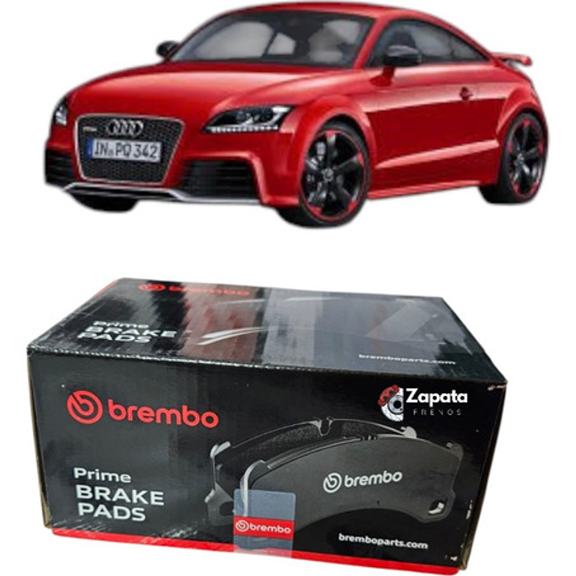 Pastillas Freno Delanteras Brembo Audi Tt 2006-2014 1