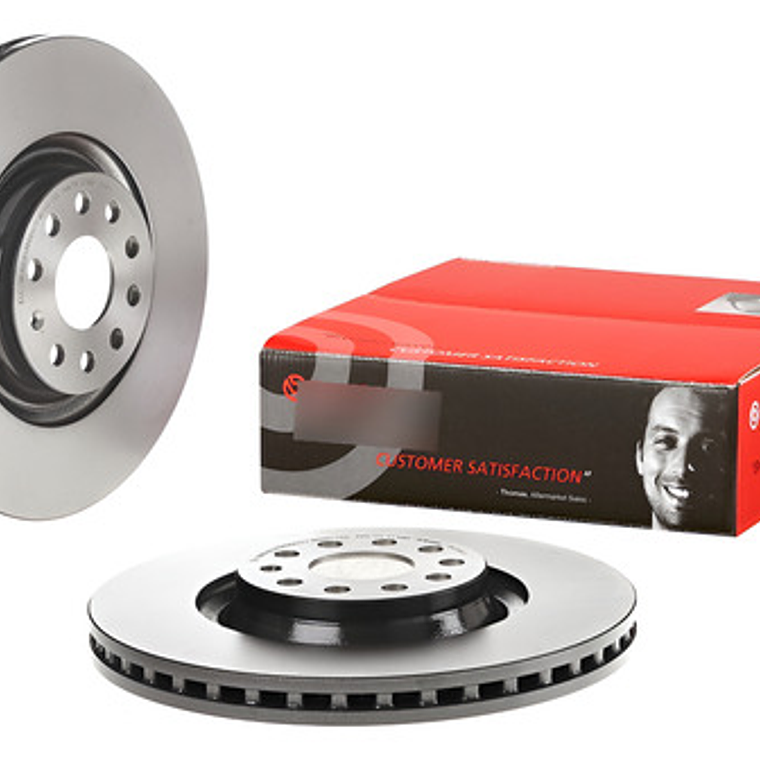 Discos Freno Delanteros Brembo Volkswagen Tiguan 2016+ 1