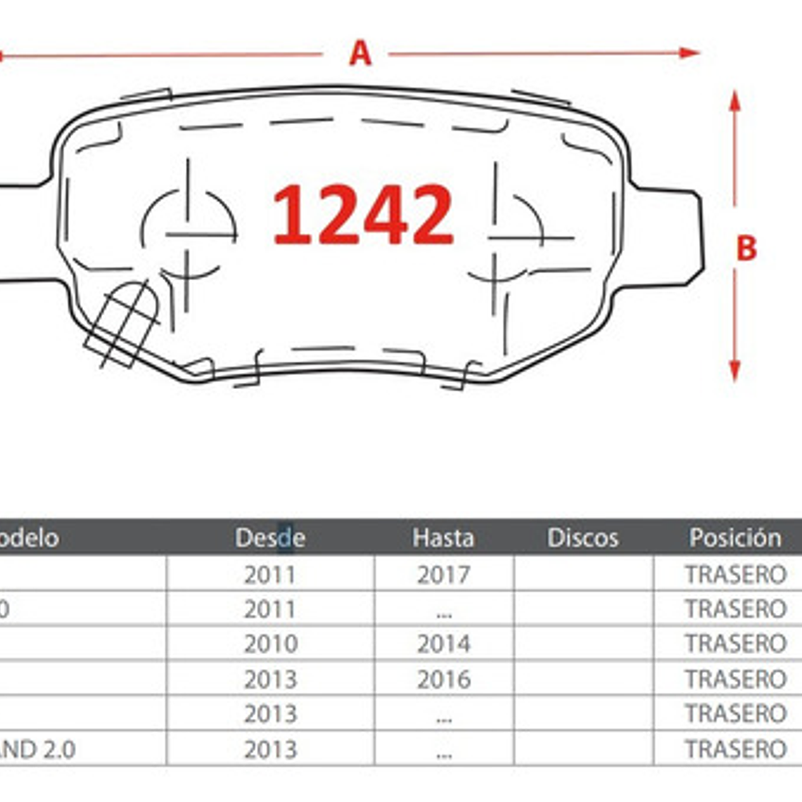 Pastillas De Frenos Traseras Gtx - Chery Arrizo 5 4