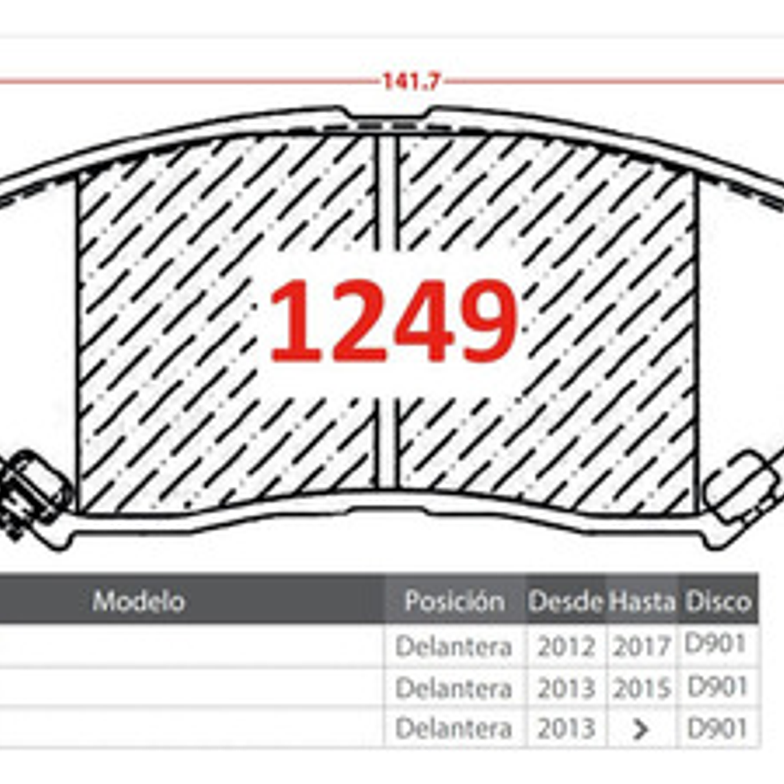 Pastillas Freno Del + Tras Cerámica Mazda Cx5 2013-2017 3