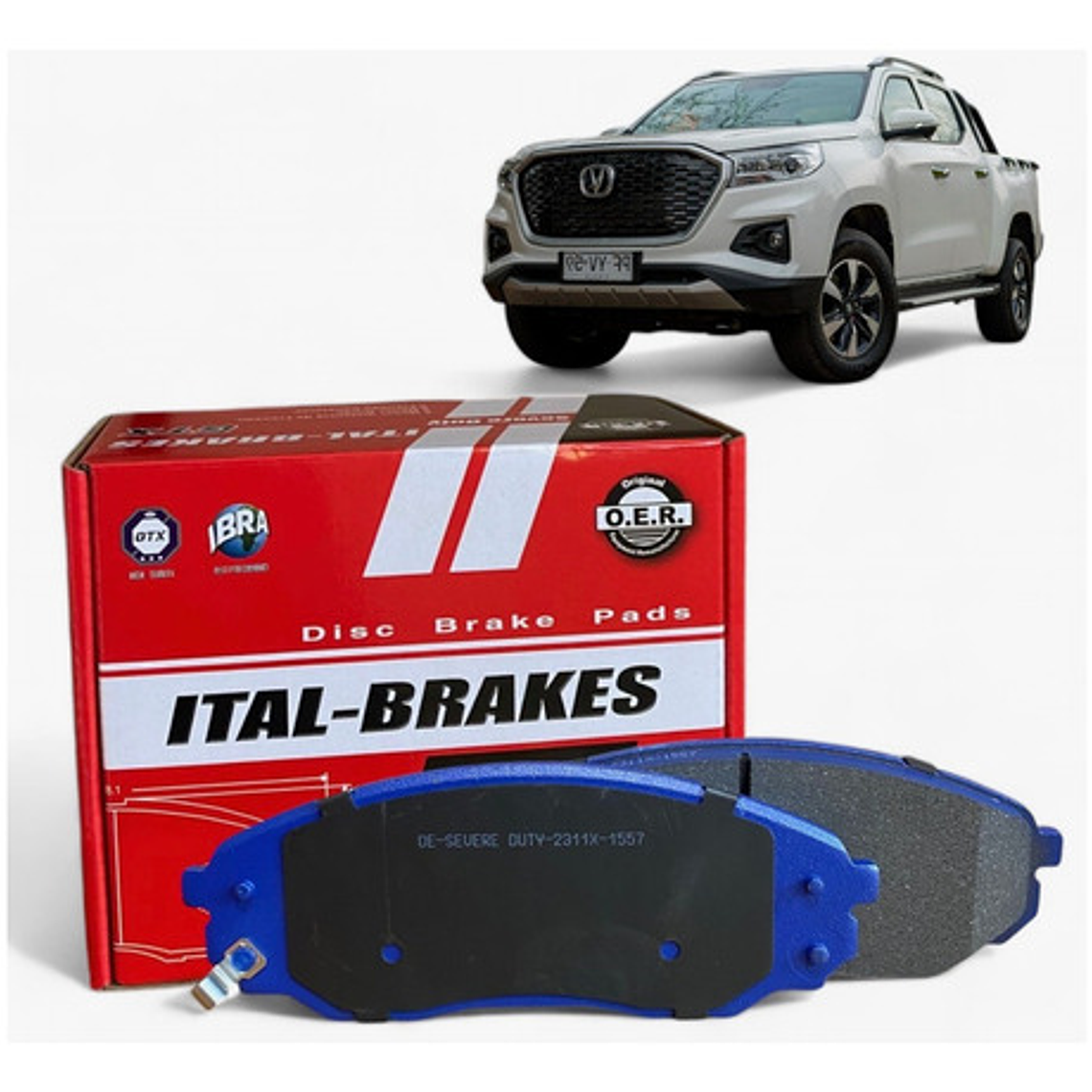 Discos Freno Delanteros + Pastillas Gtx Para Changan Hunter 6