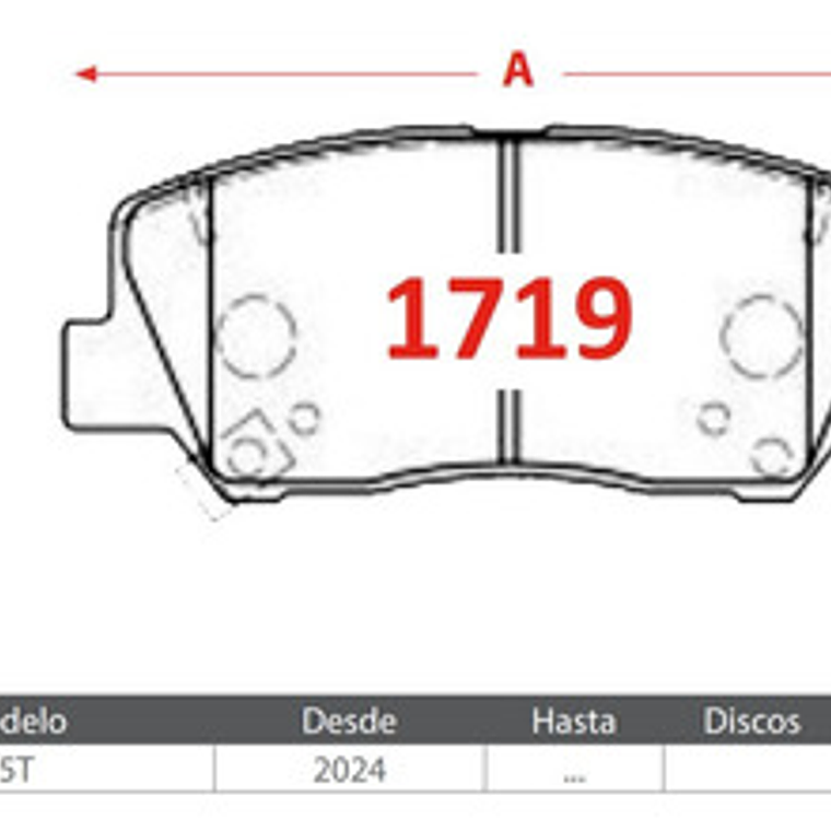Pastillas De Frenos Delanteras Geely Azkarra 2022+ 2