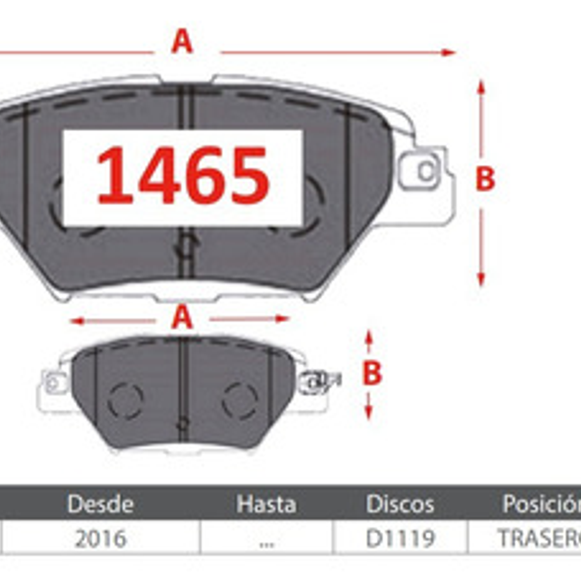 Pastillas Freno Traseras Cerámica Mazda Cx9 Año 2016 + 2