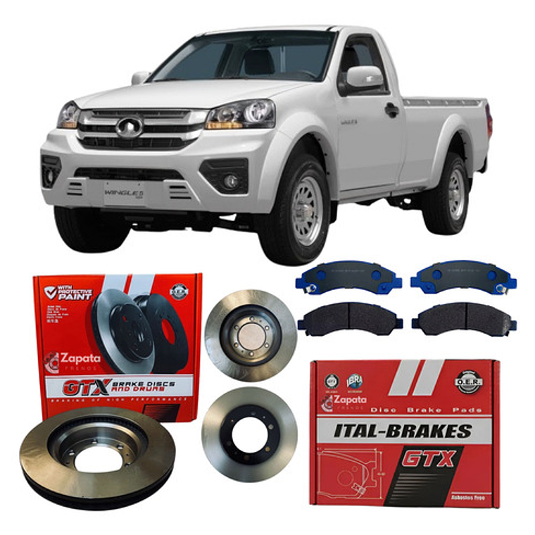 Discos Freno Y Pastillas Para Great Wall Wingle 5 2011-2023 1