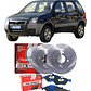 Discos Freno Delanteros + Pastilla Para Ford Ecosport 2003 + - Miniatura 1