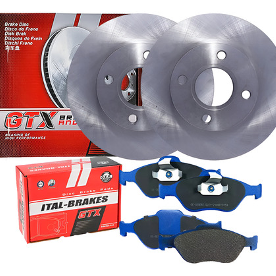 Discos Freno Delanteros + Pastilla Para Ford Ecosport 2003 + 2
