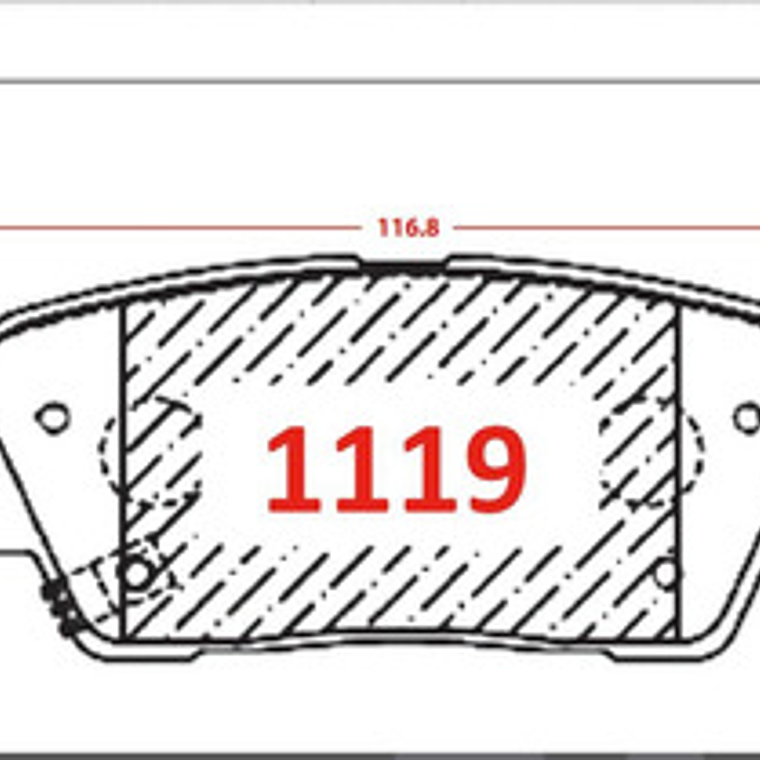 Discos Freno Con Pastillas Traseras Para Maxus G10 2017 2024 6