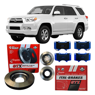 Discos De Freno Delanteros + Pastilla Toyota 4 Runner 2009 +