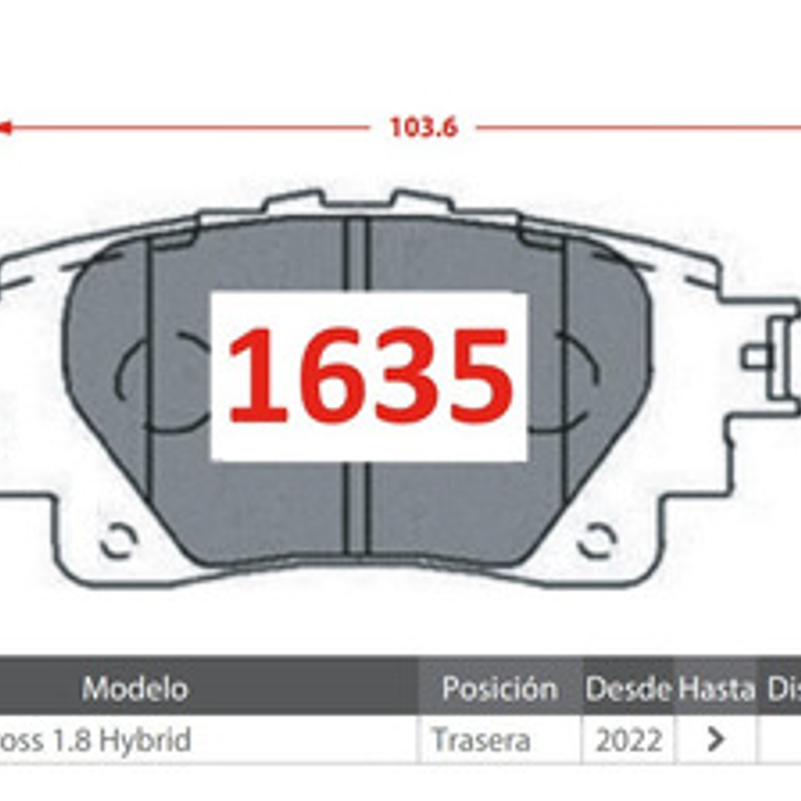 Pastillas Frenos Delant + Tras  Cerámica Toyota Yaris 2023 + 3