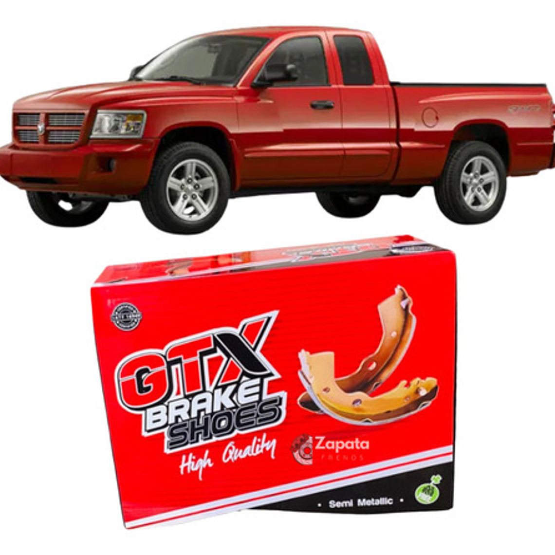 Balatas Traseras Para Dodge Dakota 2005-2012 1