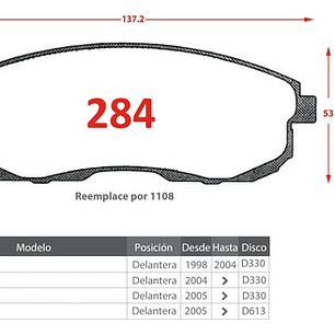 Pastillas Frenos Delanteras Gtx - Nissan Sentra 2006 2019