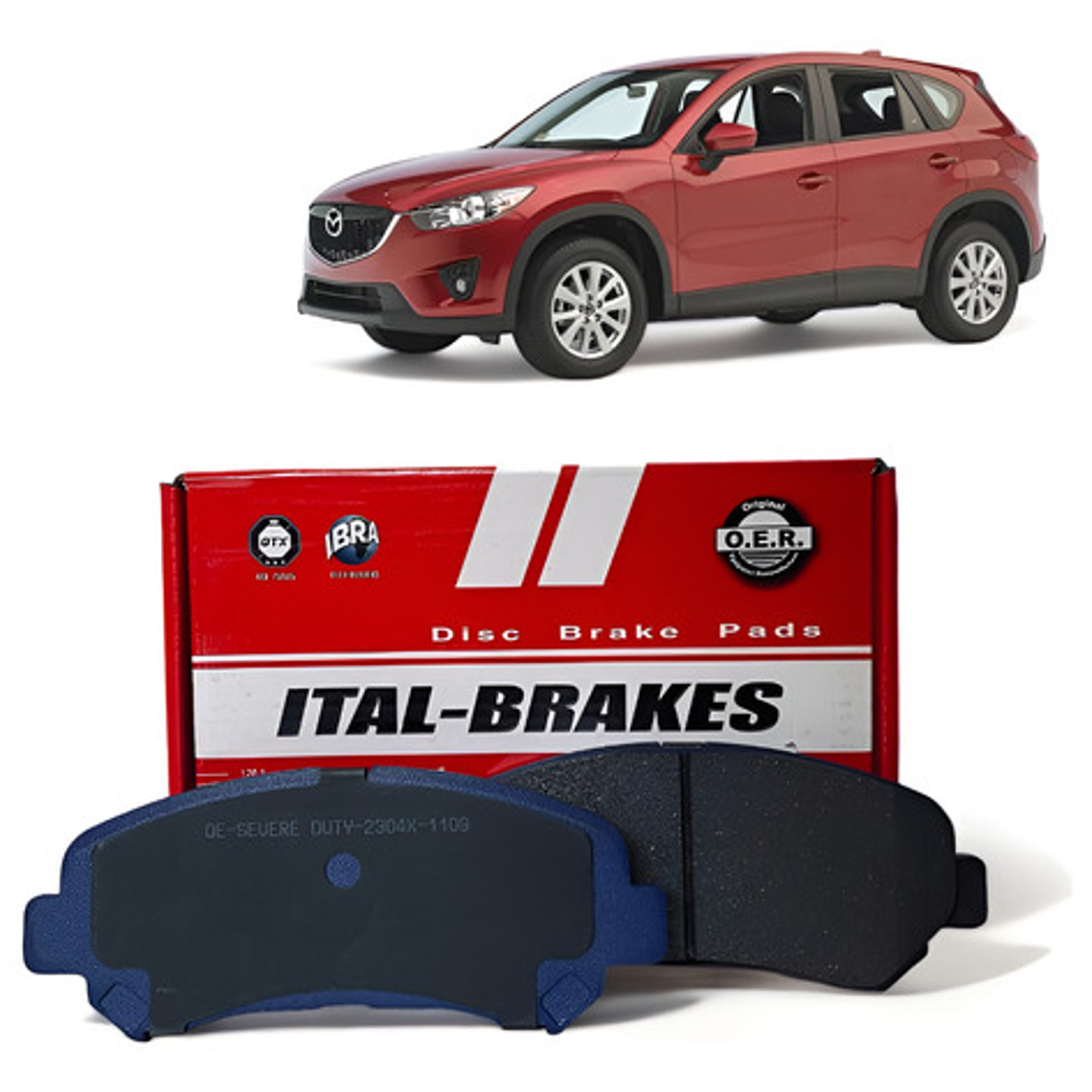 Pastillas De Freno Delanteras + Trasera Mazda Cx5 2013-2023 1