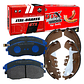 Pastillas Freno Delant + Balatas Tras Jac Refine 2009 2014 - Miniatura 1
