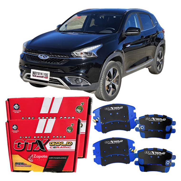 Pastillas Frenos Delant + Tras Chery Tiggo 7 Pro 2017 + 1